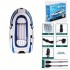 Надувная лодка JR-230 трехместная, 230×125 см, для рыбалки, отдыха и туризма бело-синяя Надувная лодка JR-230 трехместная, 230×125 см, для рыбалки, отдыха и туризма бело-синяя