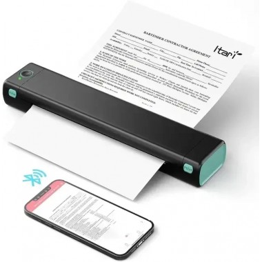 Аккумуляторный термопринтер моментальной печати с печатью по Bluetooth и USB M15 A4