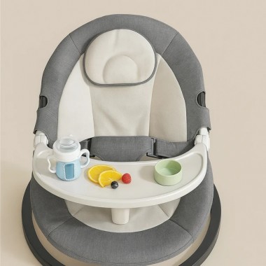 Детские электрокачели-шезлонг WX-088, кресло-качалка с музыкой, автоматическая люлька, колыбель с балдахином Детские электрокачели-шезлонг WX-088, кресло-качалка с музыкой, автоматическая люлька, колыбель с балдахином