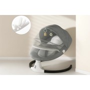 Детские электрокачели-шезлонг WX-088, кресло-качалка с музыкой, автоматическая люлька, колыбель с балдахином