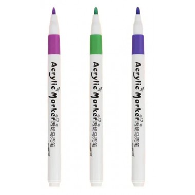 Набор ярких акриловых маркеров Acril-48 насыщенных цветов для творчества и художеальных проектов Набор ярких акриловых маркеров Acril-48 насыщенных цветов для творчества и художеальных проектов