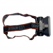 Налобный фонарь (белый и красный свет), от USB, KX309-Cob / Налобный фонарик / Фонарь на голову