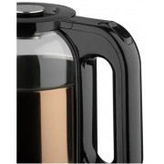 Чайник электрический 1.5л из нержавеющей стали с стеклянным верхом RAF R.7832 Синий