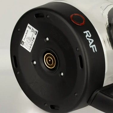 Электрический чайник из боросиликатного стекла на 2 л 1500Вт RAF R.7841 Черный Электрический чайник из боросиликатного стекла на 2 л 1500Вт RAF R.7841 Черный