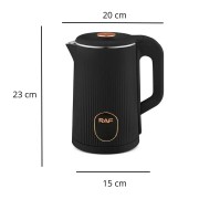 Электрический чайник RAF R7983 – мощный чайник для быстрого кипячения воды 1500 Вт