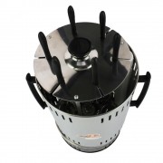 Электрошашлычница вертикальная на 6 шампуров RAF R.8612 1000Вт Шашлычница электрическая бытовая для дома