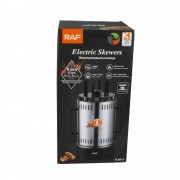 Электрошашлычница вертикальная на 6 шампуров RAF R.8612 1000Вт Шашлычница электрическая бытовая для дома