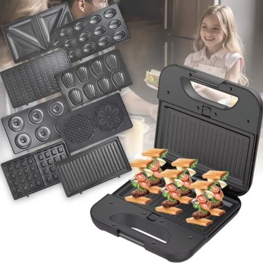 Мультипекарь 8 в 1 со съемными формами 8 типов RAF R.2291 800 Вт