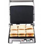 Контактный гриль RAF R.2681 прижимной электрический антипригарное покрытие с таймером 2800Вт