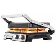 Контактный гриль RAF R.2681 прижимной электрический антипригарное покрытие с таймером 2800Вт