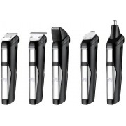 Аккумуляторная машинка с 5 сменными головками и 4 насадками для стрижки RAF R.4020