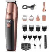 Машинка аккумуляторная 19 в 1 с сменными головками и насадками для стрижки RAF R.4021