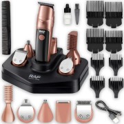 Машинка аккумуляторная 19 в 1 с сменными головками и насадками для стрижки RAF R.4021