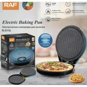 Многофункциональная электрическая сковорода для выпечки RAF R.511G 1800 Вт Синий Пицца-мейкер Гриль