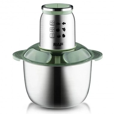 Измельчитель продуктов из нержавеющей стали на 5 л RAF R.7014 Чоппер на 1000 Вт мясорубка Кухонный комбайн