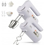 Миксер электрический ручной на 5 скоростей с 4 насадками RAF R.6653W 800Вт Белый