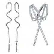 Миксер электрический ручной на 5 скоростей с 4 насадками RAF R.6653W 800Вт Белый