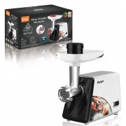 Электрическая мясорубка в металлическом корпусе мощностью 2500Вт RAF R.3367 Белая