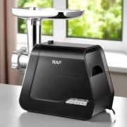 Электрическая мясорубка с насадками и защитой от перегрева RAF R.3375 1000 Вт