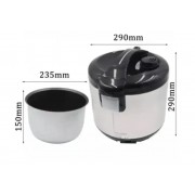 Мультиварка-рисоварка RAF R.178 с антипригарной чашей электрическая 5л 900 вт