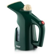Ручной вертикальный отпариватель для одежды с мерной чашей для воды на 800 Вт RAF R.1161 Зеленый