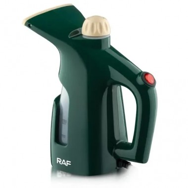 Ручной вертикальный отпариватель для одежды с мерной чашей для воды на 800 Вт RAF R.1161 Зеленый