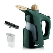 Ручной вертикальный отпариватель для одежды с мерной чашей для воды на 800 Вт RAF R.1161 Зеленый