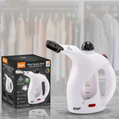 Ручной отпариватель-парогенератор для одежды RAF R.1267W Отпариватель с щеткой для чистки одежды Белый