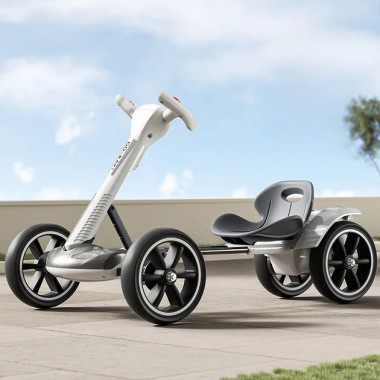 Электромобиль складной с аккумулятором 6V 4.5Ah и скоростью до 6 км/ч HL-B6 Белый