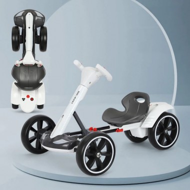 Электромобиль складной с аккумулятором 6V 4.5Ah и скоростью до 6 км/ч HL-B6 Белый