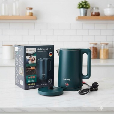 Электрочайник Rainberg RB-2245 2л нержавеющая сталь зеленый 2000 Вт