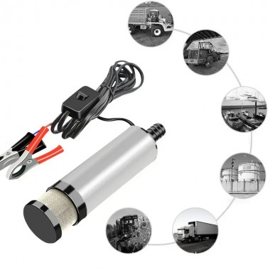 Электрический погружной насос для перекачки топлива и жидкостей 12V Серый AND5260 Электрический погружной насос для перекачки топлива и жидкостей 12V Серый AND5260