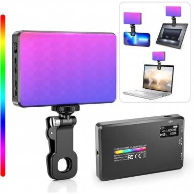 Портативная лампа для видеосъемки с двумя режимами питания свет для блогеров с подсветкой RGB LAMP AND 5265