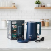 Електрочайник Rainberg 2000Вт 2л нерж, RB-2245 синий Функция автоматического отключения