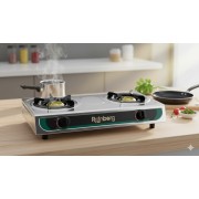 Газовая плита Rainberg RB-2233 2 конфорки Настольная для баллона