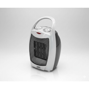 Тепловентилятор керамический портативный на 2 режима DSP KD3007 Серый Керамический обогреватель для комнаты Тепловентилятор керамический портативный на 2 режима DSP KD3007 Серый Керамический обогреватель для комнаты