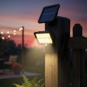 Уличный LED аккумуляторный светильник прожектор с датчиком движения на солнечной батарее GL-10 cob 2400mA