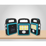 Фонарь прожектор USB с солнечной панелью и повербанком Solar LED light HS-8020 60 Вт водозащита IP65