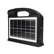 Портативная зарядная станция Cclamp CL-13 с солнечной панелью на 2 лампочки с фонарем и Power Bank