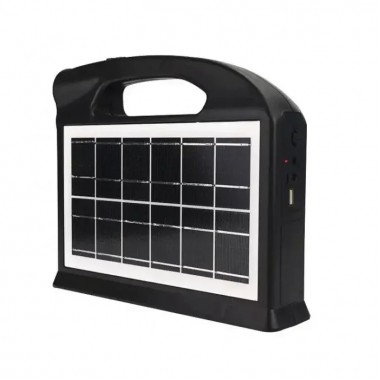 Портативная зарядная станция Cclamp CL-13 с солнечной панелью на 2 лампочки с фонарем и Power Bank Портативная зарядная станция Cclamp CL-13 с солнечной панелью на 2 лампочки с фонарем и Power Bank