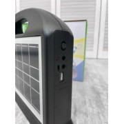 Портативная зарядная станция Cclamp CL-13 с солнечной панелью на 2 лампочки с фонарем и Power Bank