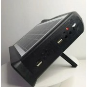 Портативная зарядная станция Cclamp CL-13 с солнечной панелью на 2 лампочки с фонарем и Power Bank