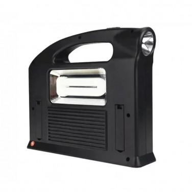 Портативная зарядная станция Cclamp CL-13 с солнечной панелью на 2 лампочки с фонарем и Power Bank Портативная зарядная станция Cclamp CL-13 с солнечной панелью на 2 лампочки с фонарем и Power Bank