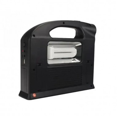 Портативная зарядная станция Cclamp CL-13 с солнечной панелью на 2 лампочки с фонарем и Power Bank Портативная зарядная станция Cclamp CL-13 с солнечной панелью на 2 лампочки с фонарем и Power Bank