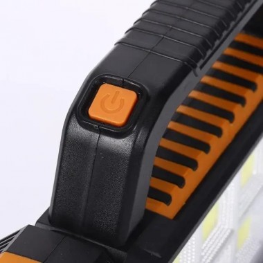 Фонарь ручной на солнечной батарее с боковой панелью LED лампа 3 режима освещения HS-8029-1-A Фонарь ручной на солнечной батарее с боковой панелью LED лампа 3 режима освещения HS-8029-1-A