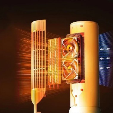 Тепловентилятор керамический Lasko FH500 1200Вт, комнатный электрообогреватель дуйка для дома и офиса, защита от перегрева