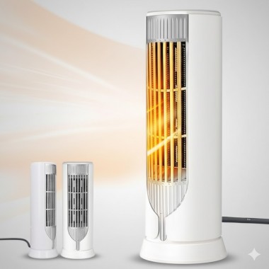 Тепловентилятор керамический Lasko FH500 1200Вт, комнатный электрообогреватель дуйка для дома и офиса, защита от перегрева