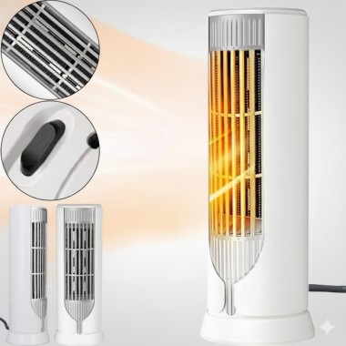 Тепловентилятор керамический Lasko FH500 1200Вт, комнатный электрообогреватель дуйка для дома и офиса, защита от перегрева