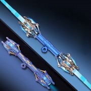 Детский световой меч вращающийся 7 цветов — игрушка, подарок, световой меч