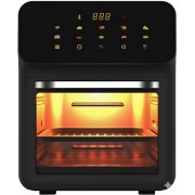 Аэрогриль электрический Silver Crest 15 л 3000 Вт, мультипечь с сенсорным управлением, черная